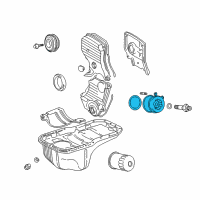 OEM 2000 Toyota Solara Cooler Assembly Diagram - 15710-74050