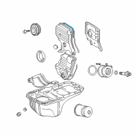 OEM 1997 Toyota RAV4 Outer Timing Cover Gasket Diagram - 11329-74080