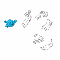 OEM 2009 Pontiac G3 Front Mount Diagram - 96806637