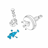 OEM 2013 BMW Z4 Brake Master Cylinder Diagram - 34-33-6-786-755