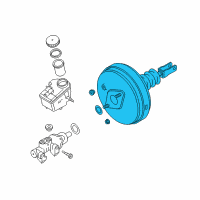 OEM 2015 BMW Z4 Power Brake Booster Diagram - 34-33-6-786-750