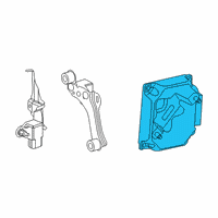 OEM 2019 Toyota Avalon Control Module Diagram - 89243-41020