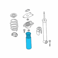 OEM 2019 BMW X2 AUXILIARY DAMPER, REAR, WITH Diagram - 33-53-6-852-457