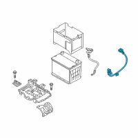 OEM Hyundai Azera Wiring Assembly-Transmission Ground Diagram - 91880-3V020