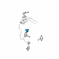 OEM 2008 Toyota Camry Side Mount Bracket Diagram - 12315-0H080