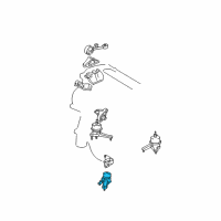 OEM 2004 Toyota Camry Front Insulator Diagram - 12361-0H030