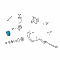 OEM Toyota Pulley Diagram - 44311-0C010