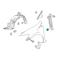 OEM 2017 Honda Fit Plug, Blind (25MM) Diagram - 95551-25000