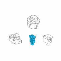 OEM Seat Heat Switch Diagram - 84751-35131