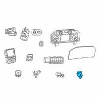 OEM 2014 Jeep Wrangler Sensor-Sun Diagram - 68230114AB