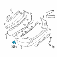 OEM 2018 Nissan Maxima Sensor Assy Distance Diagram - 28438-9DE0B