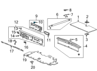 OEM 2022 Honda Passport Lock, Lid *NH900L* Diagram - 83113-S6A-003YA