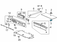 OEM 2022 Acura MDX Lower Handle (Deep Black) Diagram - 84523-TYA-A01ZA