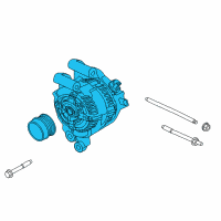 OEM 2019 Ford Fusion Alternator Diagram - G2GZ-10346-A