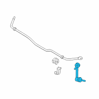 OEM 2010 Nissan Murano Rod-Connecting, Rear Stabilizer Diagram - 56261-1AA0A