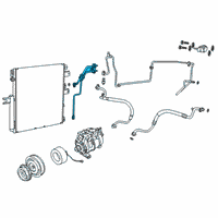 OEM 2021 Ram 3500 A/C Hose Diagram - 68322661AA