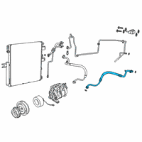 OEM 2021 Ram 3500 Line-A/C Suction Diagram - 68437110AA