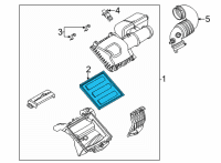 OEM 2021 Ford E-350 Super Duty Air Filter Diagram - LC2Z-9601-A