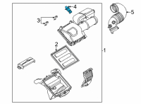 OEM 2021 Ford F-250 Super Duty Air Mass Sensor Diagram - JX6Z-12B579-A