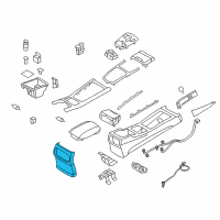OEM 2014 Hyundai Genesis Cover Assembly-Console Rear Diagram - 84680-3M011-BR