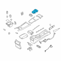 OEM Hyundai Genesis Cover Assembly-Console Indicator Diagram - 84655-3M085-N8