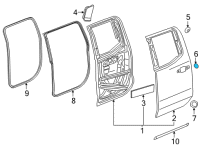 OEM 2007 Saturn Outlook Lift Gate Plug Diagram - 13500936