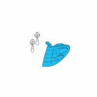 OEM Toyota Lens & Housing Diagram - 81511-0C020