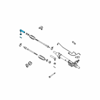 OEM Nissan Xterra Socket Kit-Tie Rod, Outer Diagram - 48520-EA025