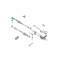 OEM 2021 Nissan Frontier Socket-Kit Side Rod Outer Diagram - D8520-EB70A