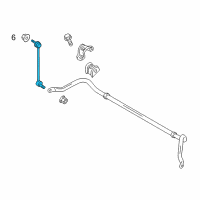 OEM 2016 Ford Transit-150 Stabilizer Link Diagram - BK2Z-5K484-C