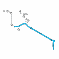 OEM 2017 Ford Transit-350 Stabilizer Bar Diagram - BK3Z-5482-D