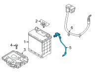 OEM Hyundai Ioniq 5 SENSOR ASSY-BATTERY Diagram - 37180-GI000