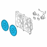 OEM 2019 Lexus GS300 Fan Diagram - 16361-38120