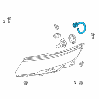 OEM 2015 Chevrolet Volt Harness Diagram - 23206792