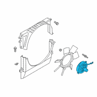 OEM 2019 Ford Ranger Fan Clutch Diagram - KB3Z-8A616-B