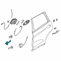 OEM 2019 BMW X5 Rear Door Brake Diagram - 51-22-7-431-278