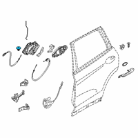 OEM BMW X5 Raised Countersunk Head Screw W/Int.Torx Diagram - 07-14-7-291-342