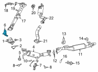 OEM Ram 1500 ISOLATOR-Exhaust Diagram - 68276126AB