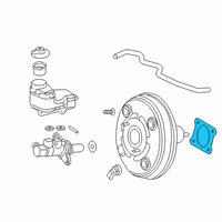 OEM 2020 Toyota Avalon Booster Assembly Diagram - 44610-06670