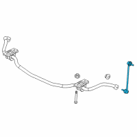 OEM 2017 Jeep Cherokee Link-STABILIZER Bar Diagram - 68224732AD