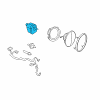 OEM 2010 Jeep Wrangler Motor-HEADLAMP LEVELING Diagram - 55397478AA