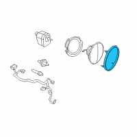 OEM 2008 Jeep Wrangler Bezel-HEADLAMP Diagram - 68003772AA