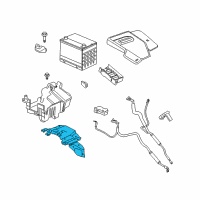 OEM 2009 Chevrolet Malibu Bracket Asm-Battery Tray Diagram - 25848913