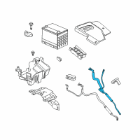 OEM 2008 Chevrolet Malibu Negative Cable Diagram - 25809375