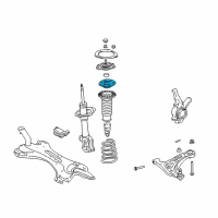 OEM 2000 Toyota Echo Seat Diagram - 48044-52010