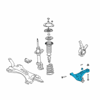 OEM 2006 Scion xB Lower Control Arm Diagram - 48068-19176