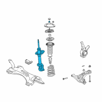 OEM Scion xA Strut Diagram - 48510-80263