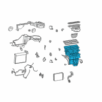 OEM 2009 Jeep Commander Housing-Distribution Diagram - 68020231AB