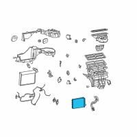 OEM 2005 Jeep Grand Cherokee Core-Heater Diagram - 5143101AA