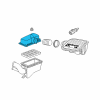 OEM Ram Dakota Cover-Air Cleaner Diagram - 53034123AA